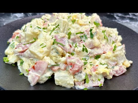 Cette salade de pommes de terre ne quittera plus vos tables 😍 STYLE PIEMONTAISE 🥔