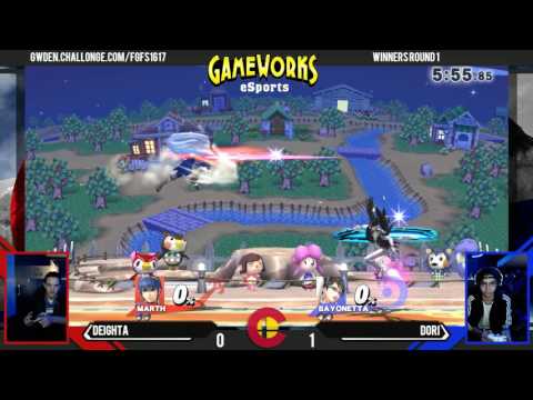 Deighta (Corrin, Marth) Vs. Dori (Bayonetta) - WR1