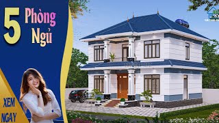 Nhà mái nhật hiện đại 5 phòng ngủ. ATZ số 326