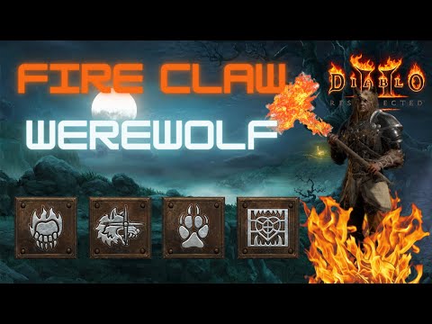 23K Damage Hybrid FireClaw Werewolf Druid! Testing out Earthshifter and the NEW Act 5 Frenzy Merc!