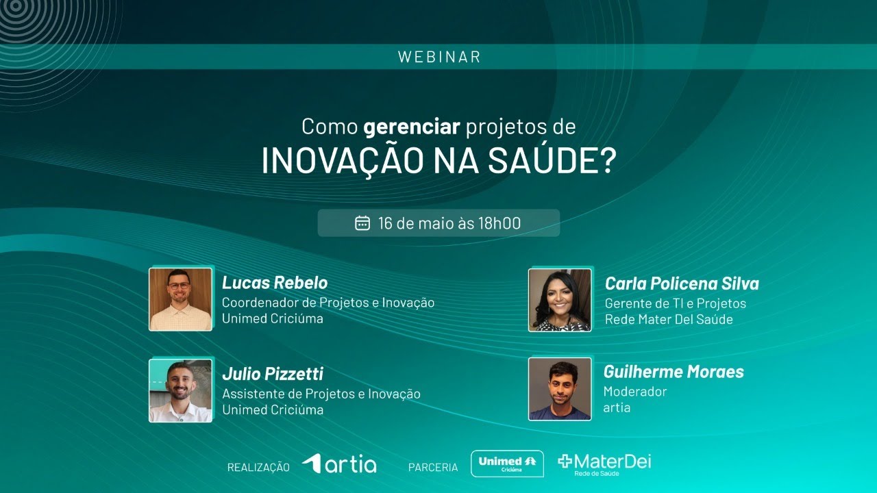 Como gerenciar projetos de inovação na saúde? | Webinar gratuito