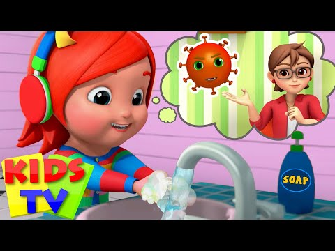 Wash Your Hands Song | Healthy Habits for Kids + More Nursery Rhymes & Baby Songs - Kids Tv
