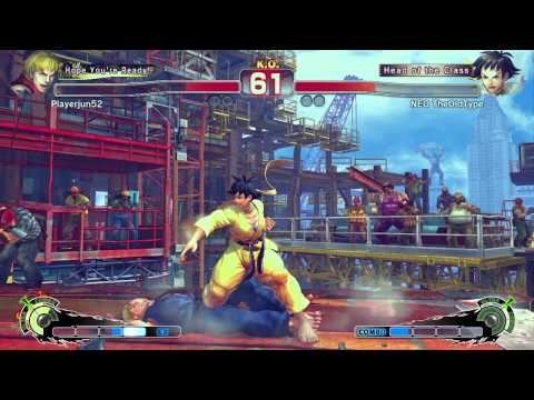 SSF4AE Ranked Asia - Playerjun52 (Ken) VS NEO TheOldType (Makoto)