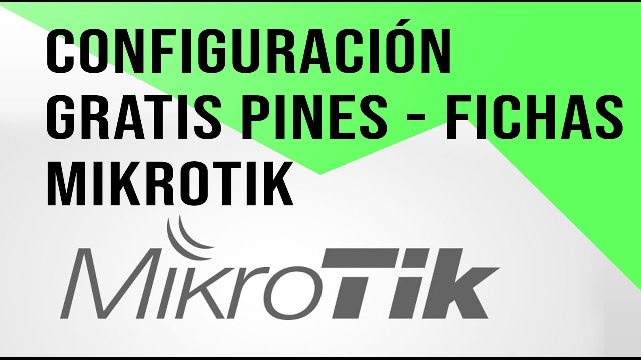 Configuración FULL GRATIS mikrotik internet por fichas o pines | Backup completo mikrotik