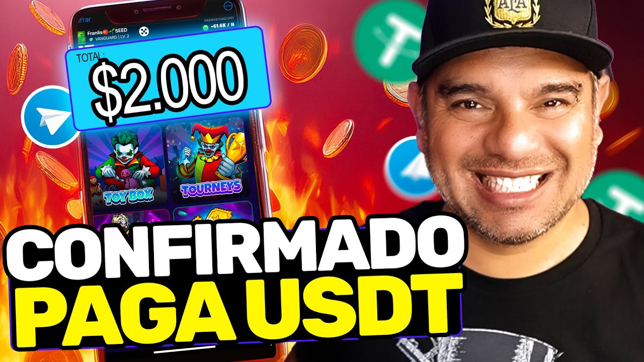 📢 BOT DE TELEGRAM PAGANDO ✅ GANA USDT GRATIS CON Lucky Funatic | AIRDROP  2024 - 2025