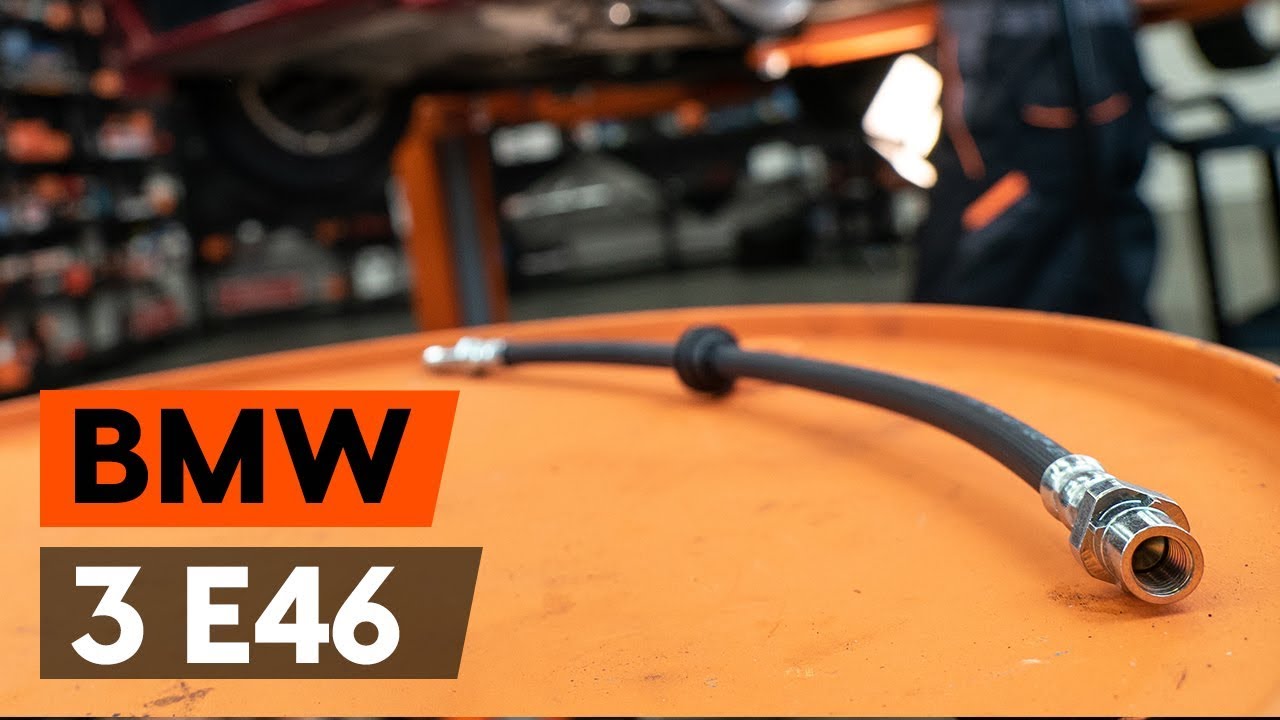 Elülső gumi fékcső-csere BMW E46 cabrio gépkocsin – Útmutató