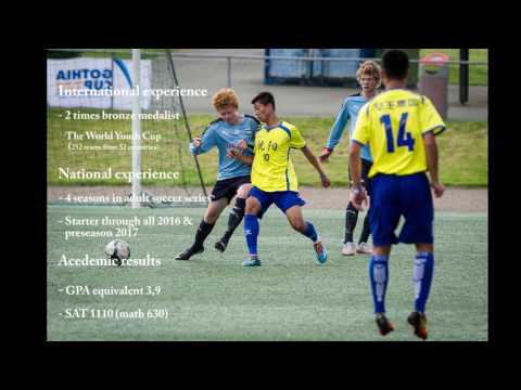 College soccer recruiting video Jonas Schjoett Olsaker