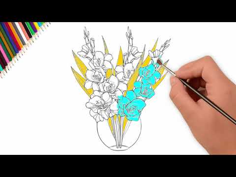 flowers coloring pages Video