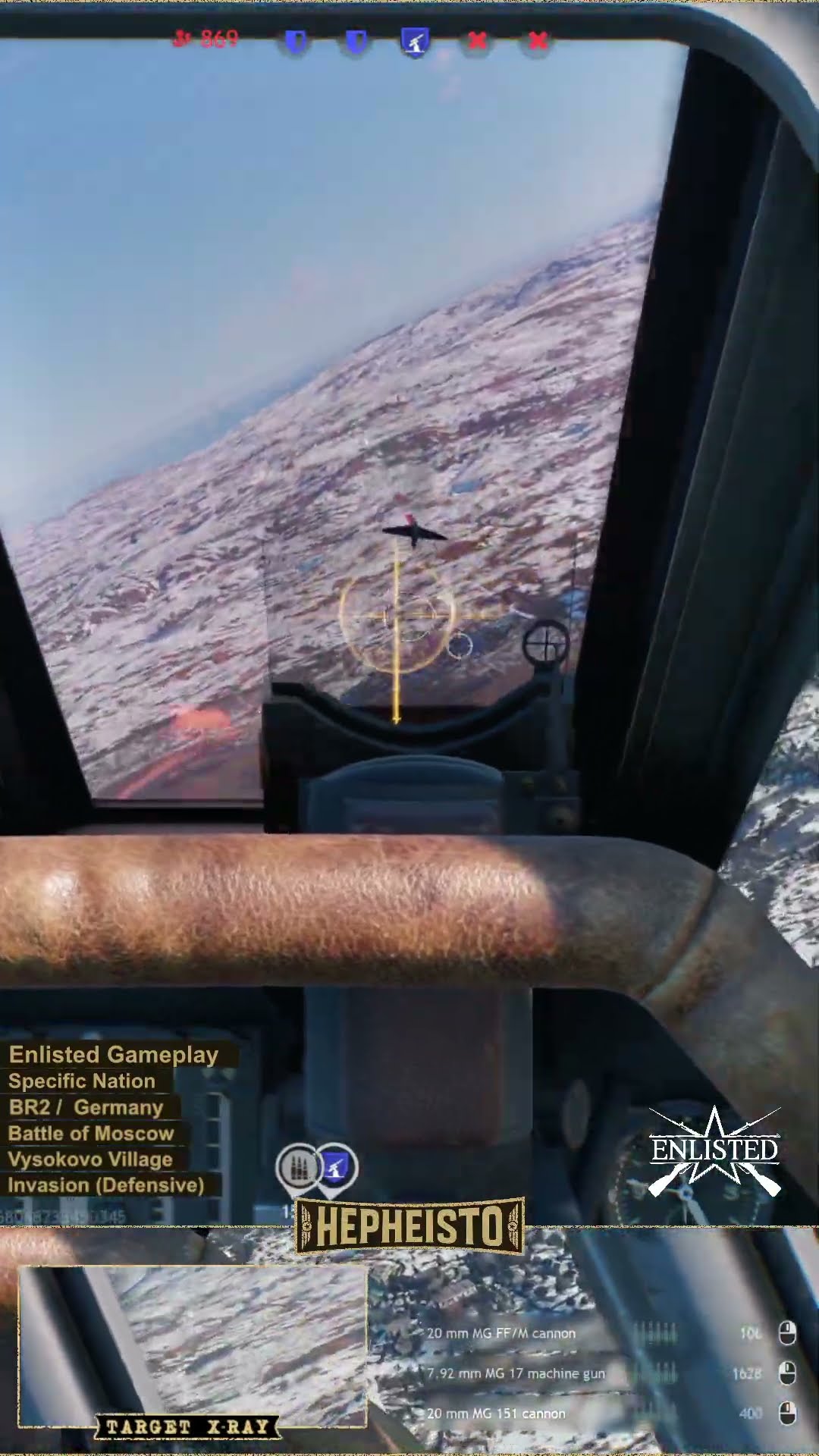 Pilot eliminates Yak-1 in a small dogfight