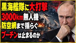 【ウクライナ戦況】ロシア黒海艦隊に打撃…長距離攻撃と無人機戦争が新局面へ
