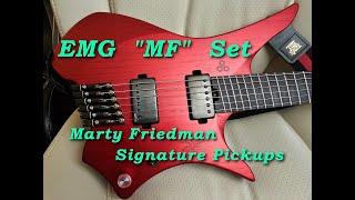 Video thumbnail for EMG "MF" Marty Friedman signature pickup set by Chris Tompkins