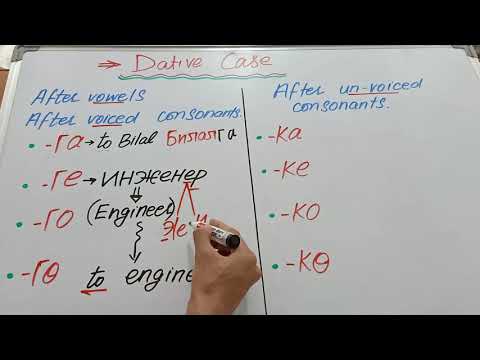 Kyrgyz language: Dative Case