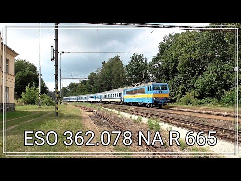 ČD 362.078 - R 665 „Rožmberk“ - Chotýčany - 19.8.2022