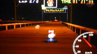 MK64 - former world record on Banshee Boardwalk - 2'04''74 (NTSC: 1'43''74)