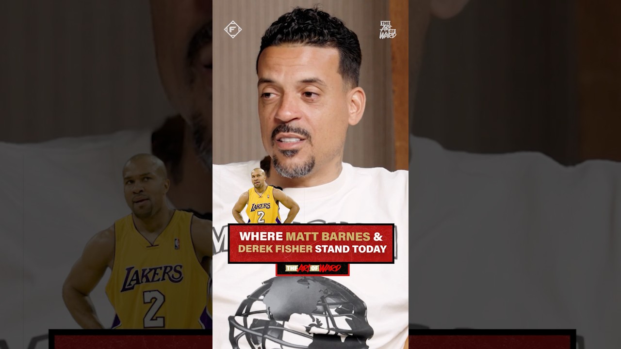Matt Barnes shares how he and Derek Fisher moved past their differences to prioritize the kids 🫡