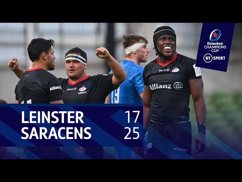 Leinster vs Saracens (17-25) | Heineken Champions Cup highlights