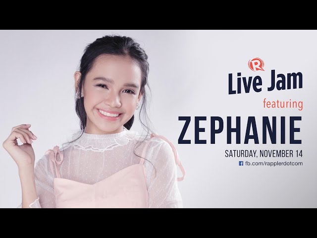 [WATCH] Rappler Live Jam: Zephanie