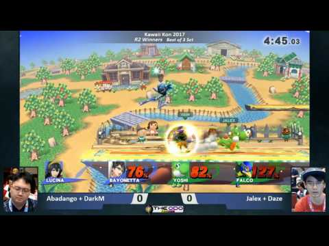 KKON17 Doubles: SSB Wii U - WR2 - Abadango + DarkM vs Jalex + Daze