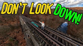 Crossing HUGE 1895 ABANDONED VIADUCT (Interactive)