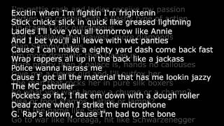 Kool G Rap - Bad to the Bone (Lyrics)