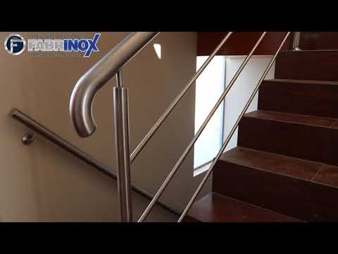 PASAMANO DE ACERO INOXIDABLE SATINADO CALIDAD 304 - FABRINOX ESTRUCTURAS INOXIDABLES