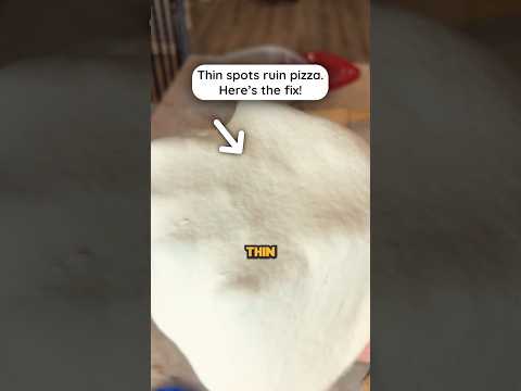 Prevent Pizza Disasters! Thin Dough Solutions You Need to Know 🍕✨ #PizzaTime #DoughFix