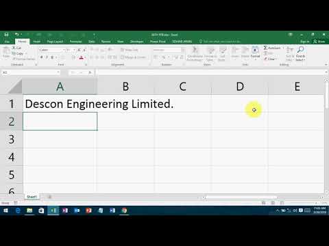 How to Set Auto Correct Option in Ms Excel