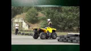 preview picture of video 'Quad Jänschwalde 2012 Stunt Show'