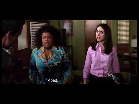 Community - Abed's African-American Police Chief character teaches Annie and Shirley a lesson