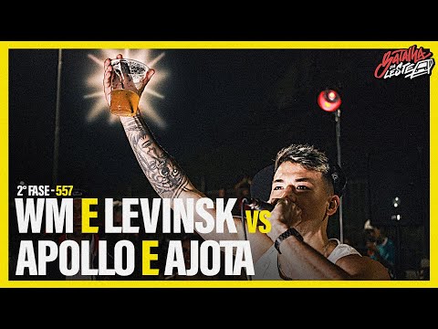 (VIROU MÚSICA 🔥🔥) APOLLO e AJOTA x WM e LEVINSK | 557º | Batalha Da Leste