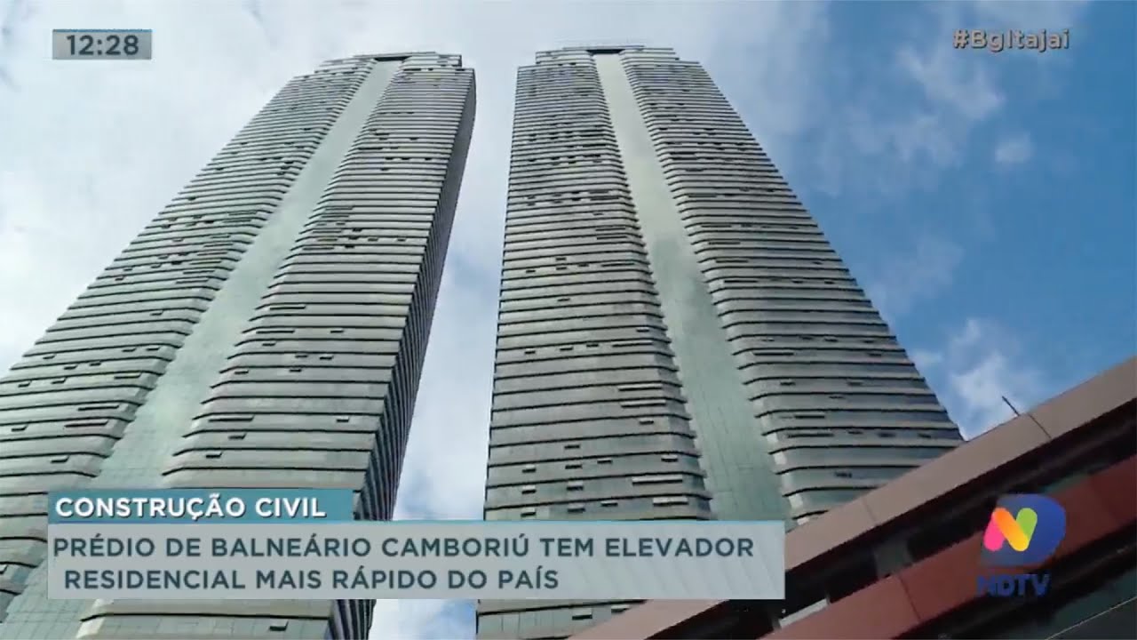 Prédio de Balneário Camboriú tem elevador residencial mais rápido do País