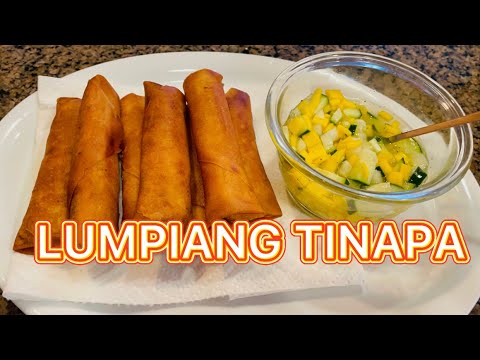 Lumpiang Tinapa Recipe || with mango and sour cream || #lumpia
