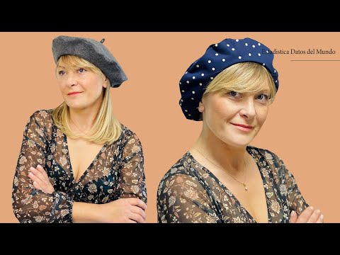 How To Make Berets For 15 min / 2 Different Models