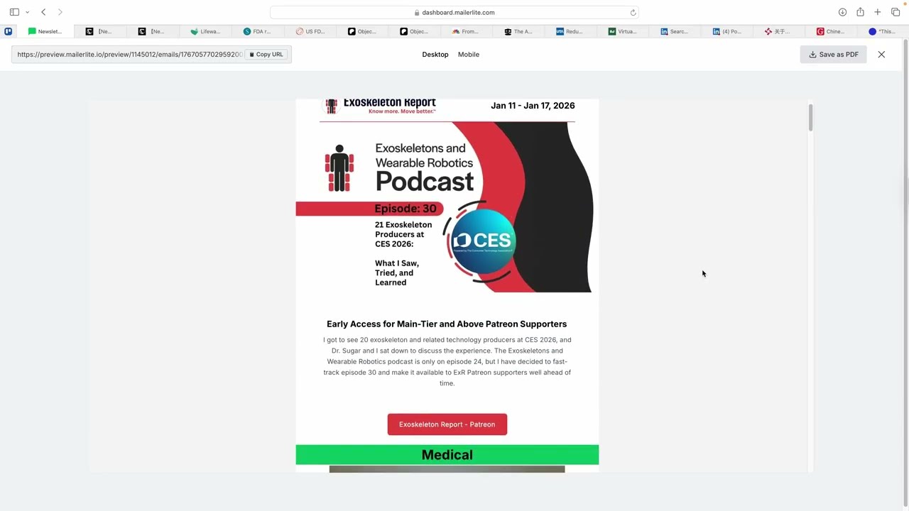 Exoskeleton Report Weekly (Week 3, 2026) | Exoskeleton & Wearable Robotics News (Jan 11–17)