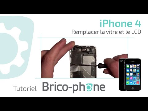 comment reparer vitre arriere iphone 4