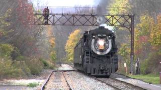 preview picture of video 'Steamtown Moscow train behind CN 3254 Part 3 - 10/24/10'