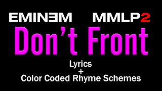 Songtext von Eminem - Don't Front Text Musik-video-Miniaturansicht