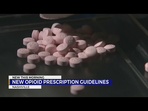 New opioid prescription guidelines