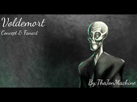 Redesigning Voldemort (Fanart Inspired by the book description from Harry Potter)