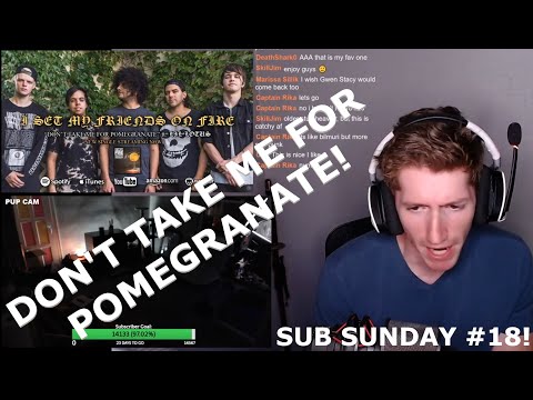 Chris REACTS to I Set My Friends On Fire - Don't Take Me For Pomegranate [SUB SUNDAY #18]