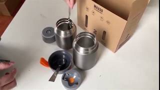 BEST thermos food jar set Hot food container Soup thermos
