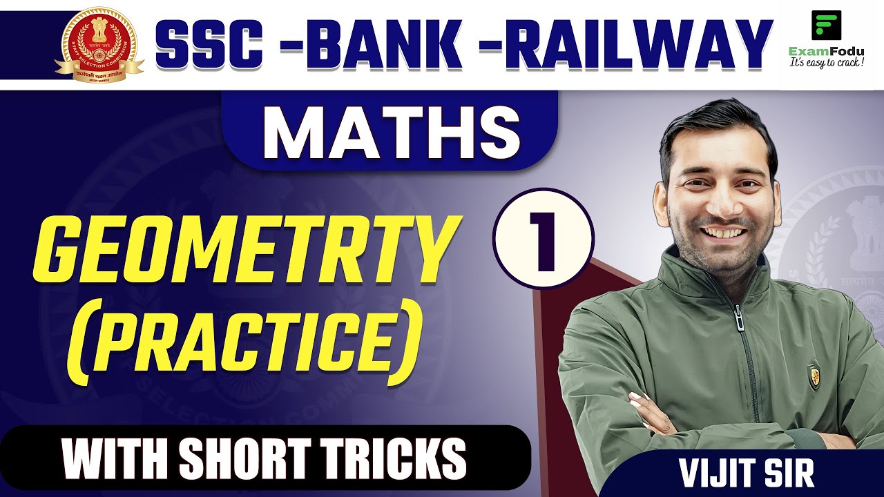 GEOMETRY PRACTICE CLASS -01 ! SSC CGL 2024 PREVIOUS YEAR QUESTION !  MATHS BY VIJIT SIR