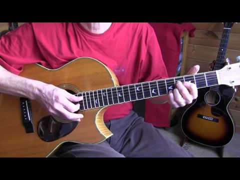 Johnny Shines acoustic blues lesson - Sweet Home Chicago/I Don't Know - TAB available