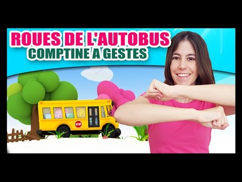 Les roues de l'autobus - Comptine à gestes pour bébés - Méli et Touni