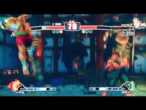 Street Fighter 4 Newegg WANFEST Online Tournament Warmup Match pt3