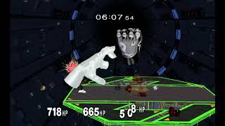 SSBM 20XX - 2 Crazy Hands /  1 Master Hand Vs 1 Ganondorf