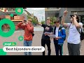 Leerlingen tellen duiven voor onderzoek