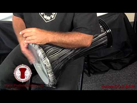 19" Gawharet El Fan Drum Black&White Dohola Darbuka (DO 2 B&W)