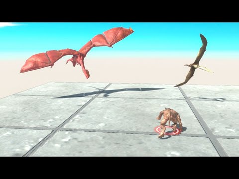 WYVERN & PTERANODON vs EVERY UNIT   Animal Revolt Battle Simulator