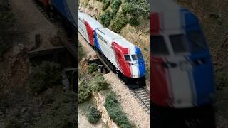 FrontRunner Commuter Train In SAMRA #modeltrains #texas #funrun #hoscale #dcc #fun #frontrunner